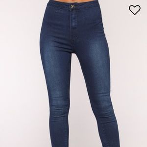 Stars Falling Skinny Jeans - Dark Denim